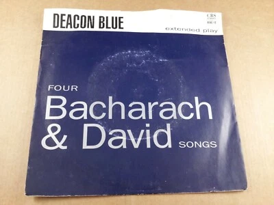 Deacon Blue : Four Bacharach & David Songs : Vintage 7" EP from 1990 Foto 1 de 3