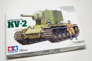 TAMIYA Military Model 1/35 Russian Heavy Tank KV-2 with Figure 35375 - Picture 1 of 3