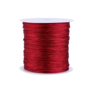 0.8mm Nylon Cord 100M x 0.8mm Nylon Chinese Knot Cord Rattail Macrame Shambal... - Picture 1 of 4