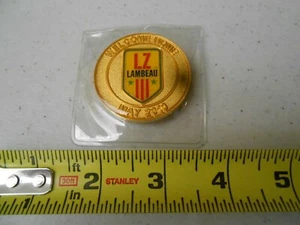 NEW RARE POW-MIA LZ LAMBEAU WI WELCOME HOME MILITARY CHALLENGE COIN VIETNAM - Picture 1 of 2
