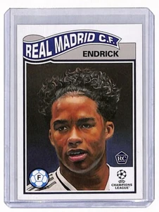 2024 Topps Living Set UCL #715 Endrick Rookie RC UEFA Champions League - Qty - Picture 1 of 1
