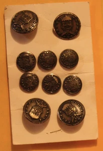 AIR FORCE BUTTONS~  Silver Face NOS~  SCOVILL MFG Co WATERBURY ~ Combine & Save! - Picture 1 of 1