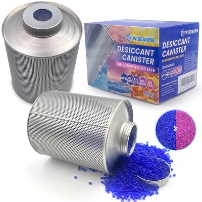 800 Grams Silica Gel Reusable Canister Desiccant, 1 Pack Gun Safe Dehumidifier - Image 1 of 4