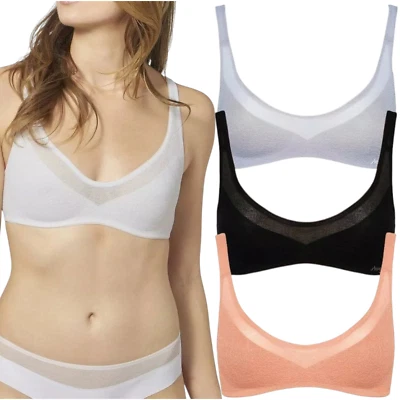 Sloggi Oxygene Infinite Soft Bra Damen BH ohne Bügel und hervorstehende Nähte - Bild 1 von 4