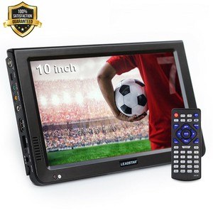 Fernseher Wiederaufladbarer 10" Digitalfernseher HDMI VGA MMC FM USB/SD AC/DC