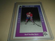 1993 Quebec Pee-Wee Tournament  MCDONALDS  #160 TAISUKE HASUMI BANFF BEARS