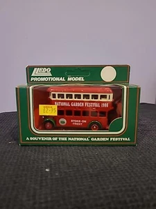 LLEDO NATIONAL GARDEN FESTIVAL 1986 DOUBLE DECKER BUS PROMOTIONAL MODEL - Picture 1 of 3