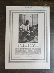 Vintage 1922 Rolls-Royce Motor Company Full Page Original Ad 1221 - Picture 1 of 1