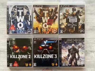 SONY PS3 Army of Two & 40Days & the Devil's Cartel & Killzone 2 3 & Quake Wars - Image 1 of 4