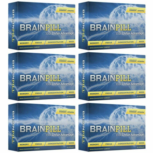 Brain Pill Focus Supplement Boost Memory Cognizin Synapse Brainpill