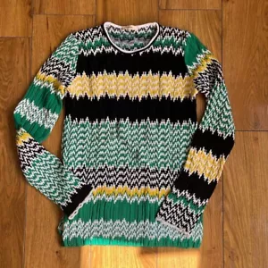 CELINE Phoebe Philo Period All-Over Pattern Slits Knit Used Mint New Auth JAPAN. - Picture 1 of 4