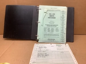 1953-1970 Chevrolet Corvette Original Master Parts Catalog Revision #2  Used b - Bild 1 von 2