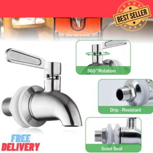 Stainless Steel Spigot Faucet Replacement for Beverage Drink Water Dispenser - Picture 1 of 4