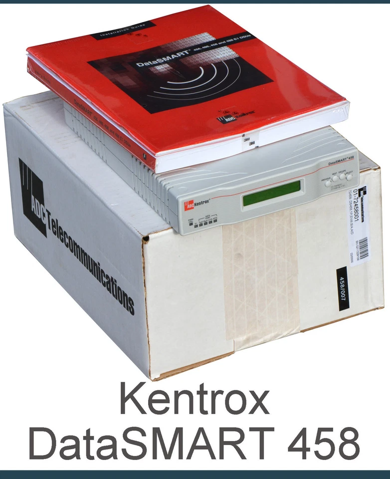 ADC KENTROX DataSMART 458 E1 DSX1 SA AC SNMP DSU CSU p/n 72458 01-72458001 +SOFT - Image 1 of 1