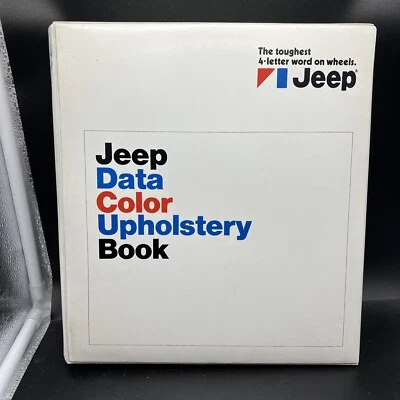 Оригинальный альбом продаж дилера книги обивки цвета данных Jeep 1972 года - Изображение 1 из 4
