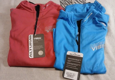 ALTURA Bikewear Lote de 2 Jersey Reflectante de Ciclismo Visión Nocturna Talla Reino Unido 12-NUEVO CON ETIQUETAS Foto 1 de 4
