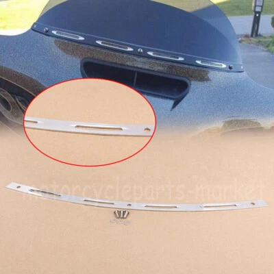 Metal Fairing Windshield Trim Fit For Harley Electra Glide Classic FLHTC 1996-13 - Image 1 of 4
