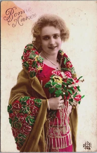 Victorian Female Model Love & Romance Vintage Postcard B233 - Picture 1 of 2