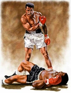 Giclee Muhammad Ali Boxeo 13 X 17 por James Byrne Serie 1 - Imagen 1 de 1