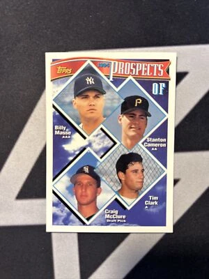 1994 Topps - Prospects #79 Tim Clark, Billy Masse, Stanton Cameron (RC) - Image 1 of 2