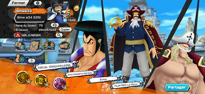 Compte One Piece Bounty Rush (OPBR) Sur Android – Comme Neuf, Prix Cool