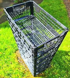 10 X Large Plastic Stackable Crates - Strong Plastic Tray Container (50x30x15cm) - Picture 1 of 3