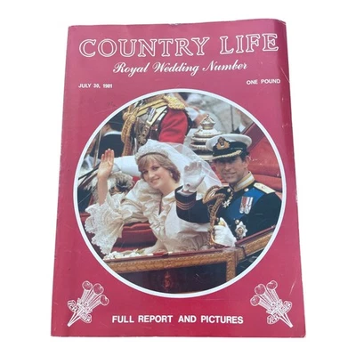 Country Life Royal Wedding Number July 1981 Charles & Diana Magazine - Image 1 of 4