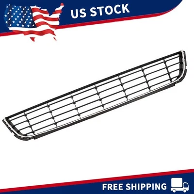 Front Lower Bumper Grille For 2010-2014 Volkswagen Golf Black Plastic VW1036116 Foto 1 de 4