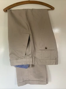 Men's Beige Chino Trousers Size 40” 32” Inside Leg By Charles Tyrwhitt - Picture 1 of 9