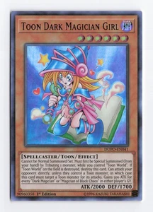 Toon Dark Magician Girl DUPO-EN041 Ultra Rare 1st Edition Konami Yugioh Card NM - Picture 1 of 2