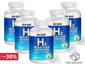 H2 Molecular Hydrogen Dietary Supplement, Potent Antioxidant & Better Hydration - Picture 1 of 21
