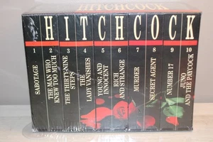 THE ALFRED HITCHCOCK COLLECTION VHS 10 TAPES FACTORY SEALED 1993 - Picture 1 of 4