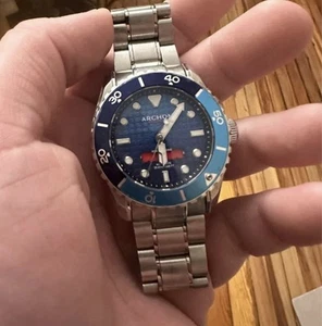 **NIB** - Archon Offshore Pro PRO4 Automatic Diver Watch with Power Reserve - Picture 1 of 3