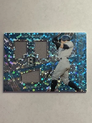 Clint Frazier Neon Prizm /99 2018 Panini Spectra Triple Threat jogo usado Yankees - Imagem 1 de 2