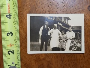 RARE OLD VINTAGE PHOTO BALLARD ICE CREAM STORE FRONT - Picture 1 of 5