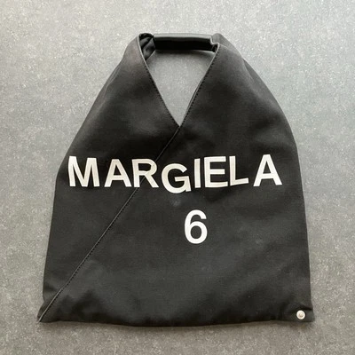 Mm6 Maison Margiela Triangle Tote Bag Black Women Bag Accessory Original Collect - Image 1 of 4