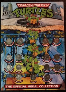 Teenage Mutant Ninja Turtles Official Medal Collection - Coin Set - 1990 - Picture 1 of 2