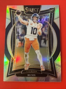 2024 Panini Select Bo Nix RC Silver Prizm Concourse Level #30 Broncos Rookie - Picture 1 of 2