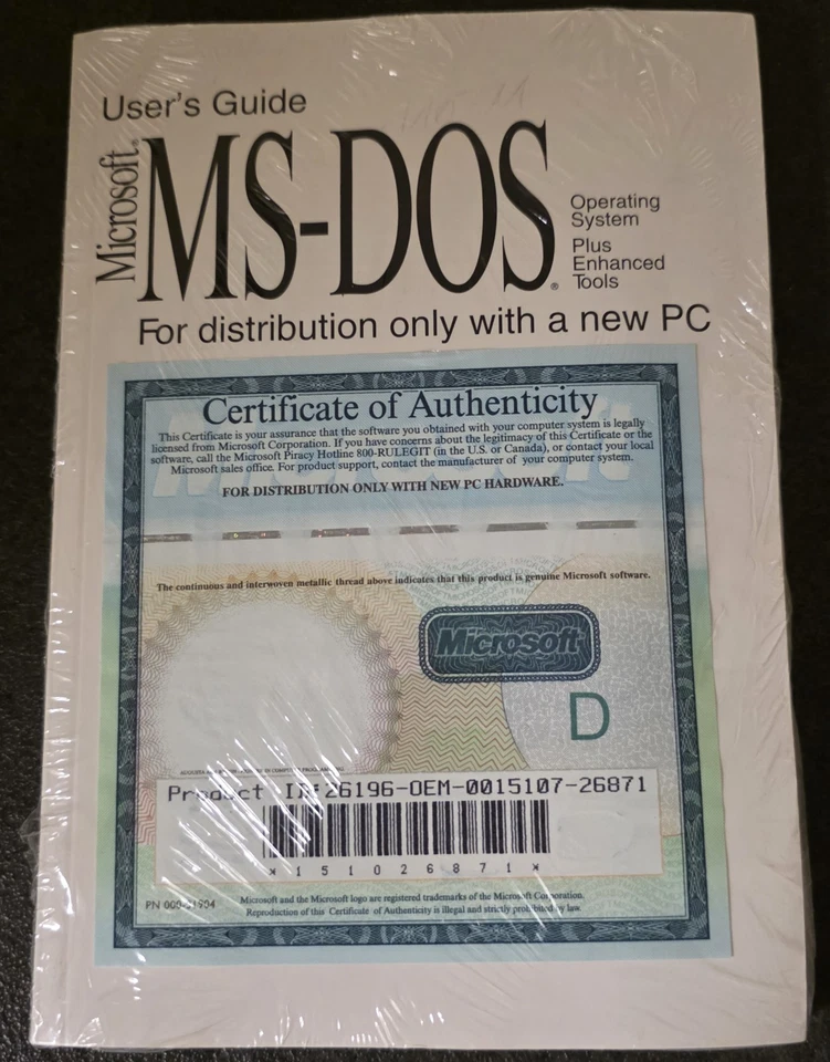 Microsoft DOS 6.22,  Englisch - NEUWARE - Bild 1 von 1