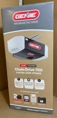 Genie StealthDrive 750 Chain Drive Garage Door Opener 3/4 HPc NEW - Image 1 of 4