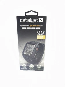 Catalyst Apple Watch Series 4 5 6 & SE Band & Protective Impact Case 40mm BLACK - Picture 1 of 3