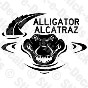 ALLIGATOR ALCATRAZ Florida MAGA Donald J. Trump Vinyl Decal - Bild 1 von 6
