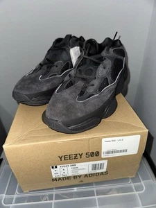 Yeezy 500 Utility Black Sz 9.5 Sneakers New In Box - Picture 1 of 9