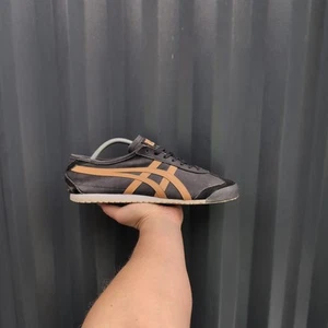 *RAR* UK 8 - Onitsuka Tiger Mexico 66 Schwarz Vintage Herren Wildleder Sneaker Klassiker - Bild 1 von 11