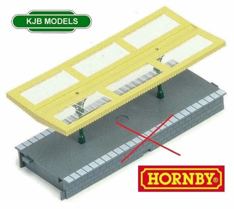 OO Hornby R514 Platform Canopies (Pack of 2) Platform NOT Included RRP £26.75 - image 1 of 2