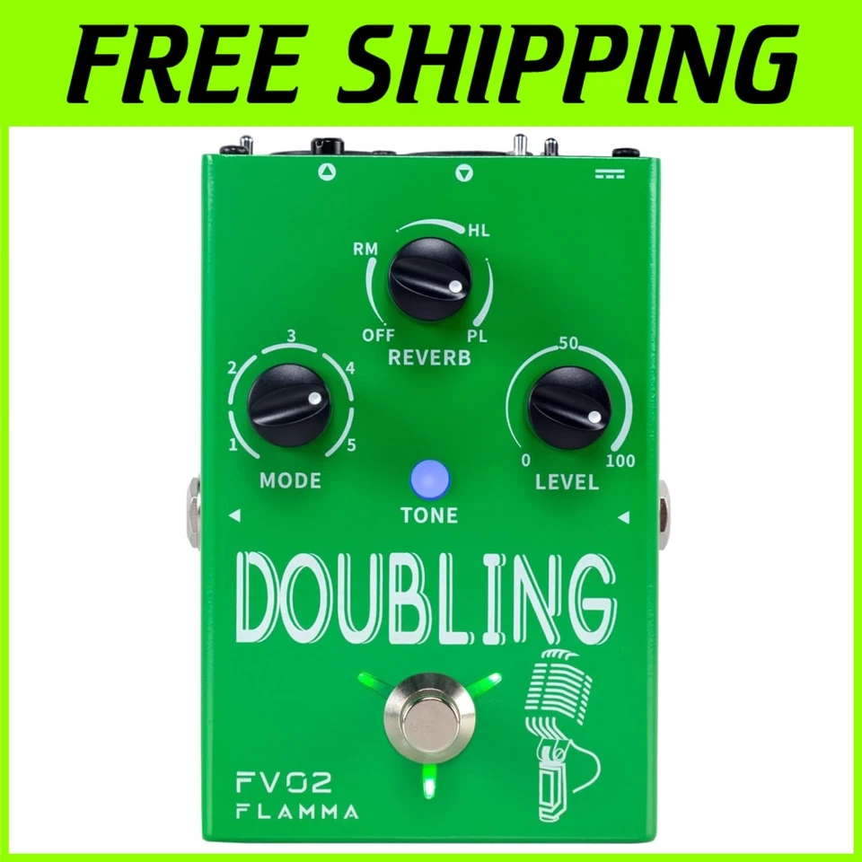 Vocal Processor & Doubler Pedal with Reverb & Chorus - Image 1 of 4