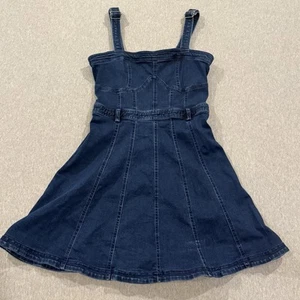 FREE PEOPLE Margot Denim Minikleid in Dark Indigo Größe M - Bild 1 von 7