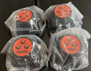 RS WATANABE Cannonball Wheel Center Cap Black Set of 4 70mm from Japan F/S - Picture 1 of 3