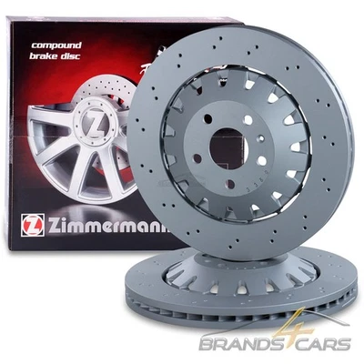 ZIMMERMANN 2xBREMSSCHEIBE FORMULA Z Ø369 VO FÜR AUDI A3 SPORTBACK 8V RS3 QUATTRO - Bild 1 von 4