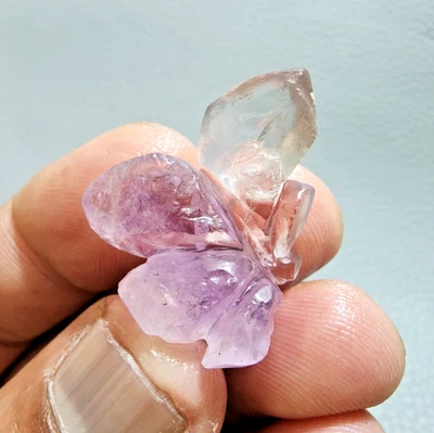 84 Crt AAA + Qualità Viola Ametrina Fiore Intaglio Pietra Preziosa... - Immagine 1 di 4